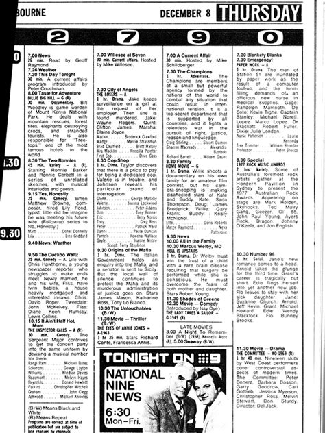 tv guide telegraph